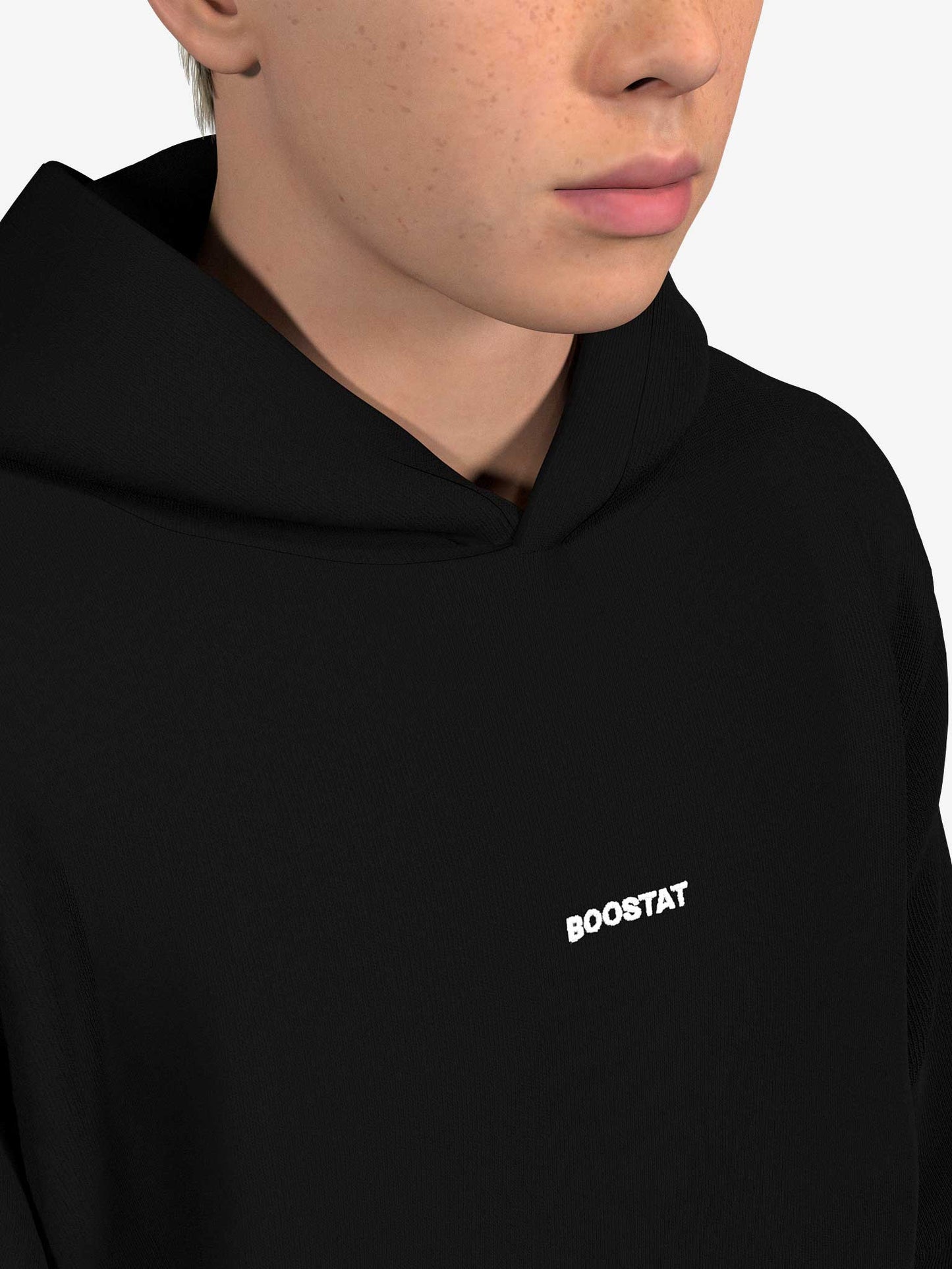 Hoodie, Logo, Black